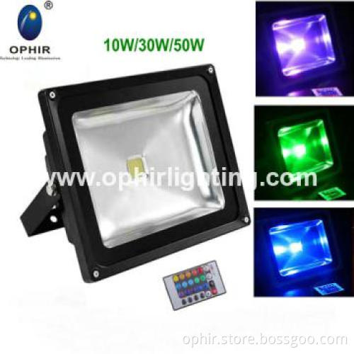 30W Stainless Steel BridgeLux LED Floodlight RGB IP65